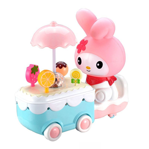اسباب بازی نوزادی ماشین برقی آب نبات فروشی مدل خرگوشCandy Car _اسباب بازی نوزادی